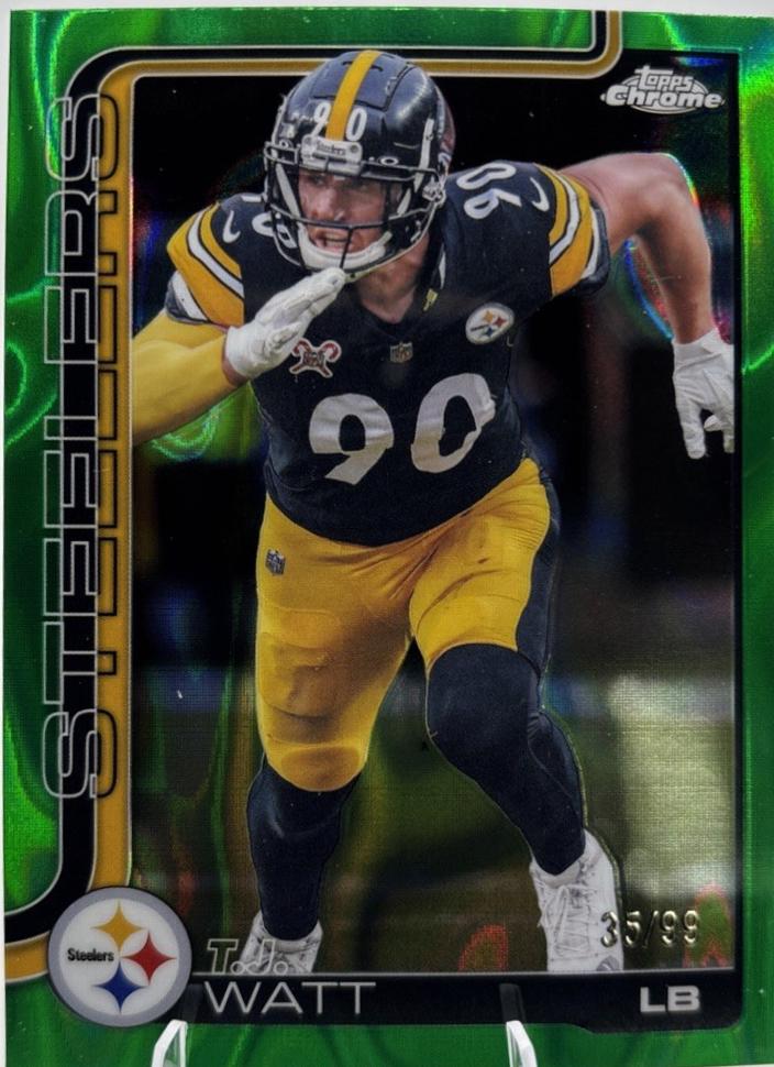 T.J. Watt [Green Refractor] #258
