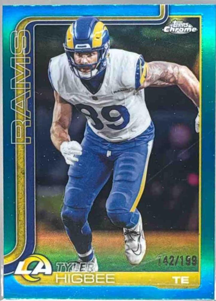 Tyler Higbee [Aqua Refractor] #172