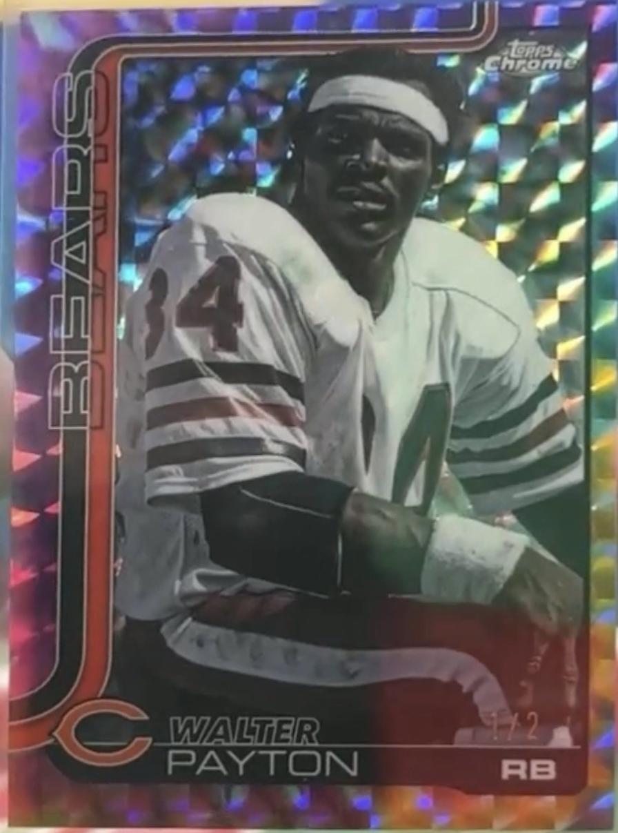Walter Payton [Tie Dye Geometric Image Variation] #402