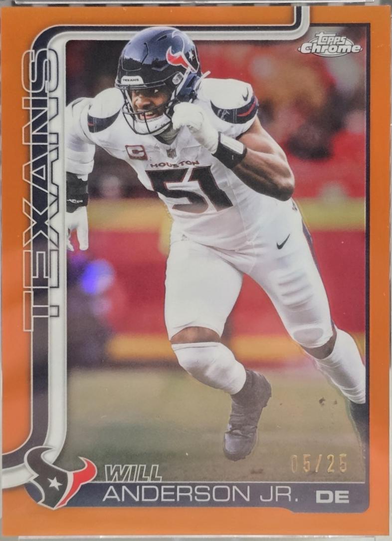 Will Anderson Jr. [Orange Refractor] #121