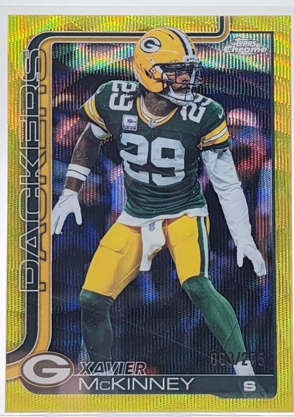 Xavier McKinney [Yellow Wave Refractor] #113
