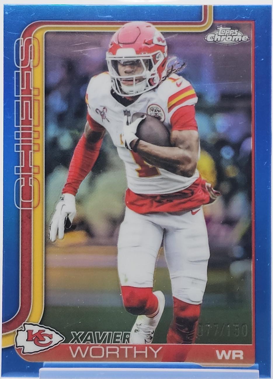 Xavier Worthy [Blue Refractor] #145