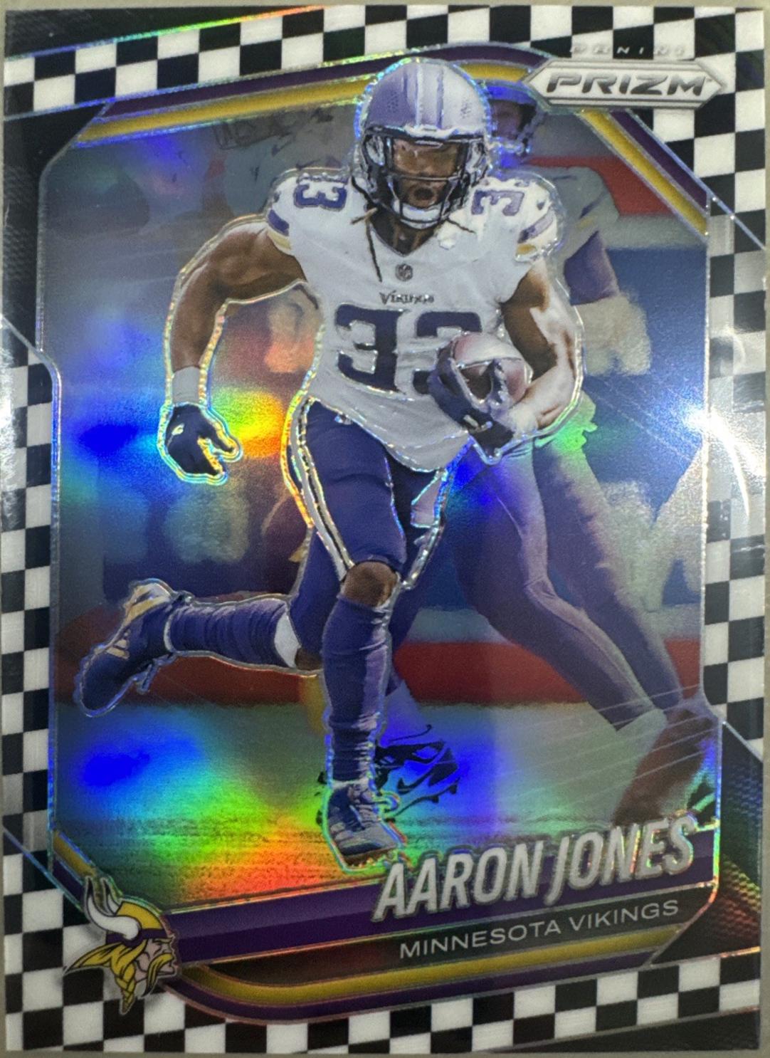 Aaron Jones [Black White Checker] #7