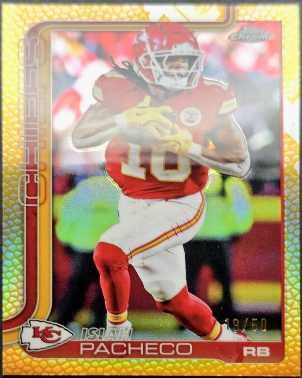Isiah Pacheco [Leather Gold] #149