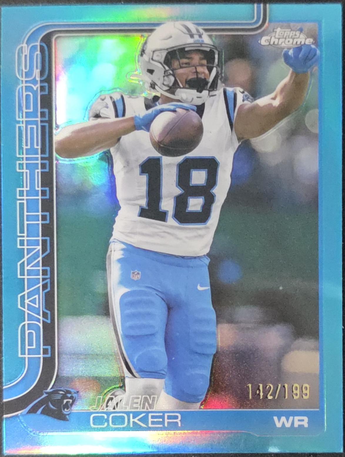 Jalen Coker [Aqua Refractor] #39