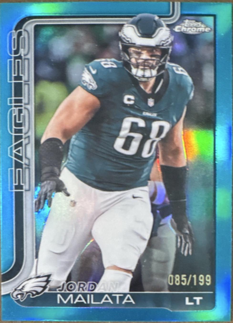 Jordan Mailata [Teal Refractor] #245