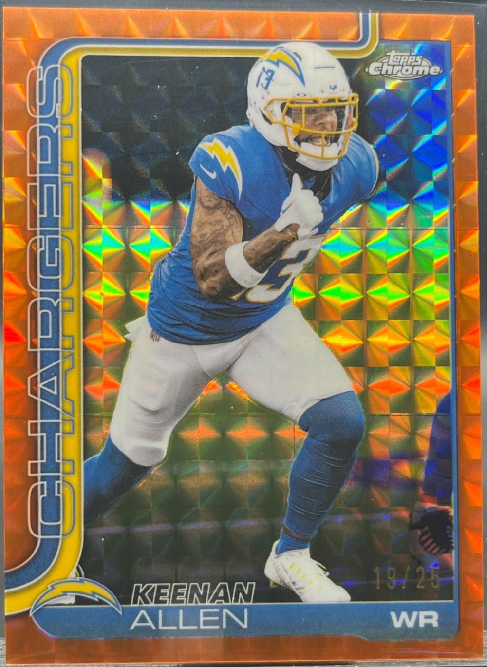 Keenan Allen [Orange Geometric Refractor] #155