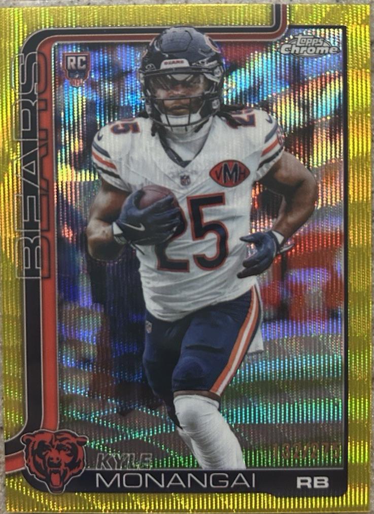 Kyle Monangai [Yellow Wave Refractor] #382