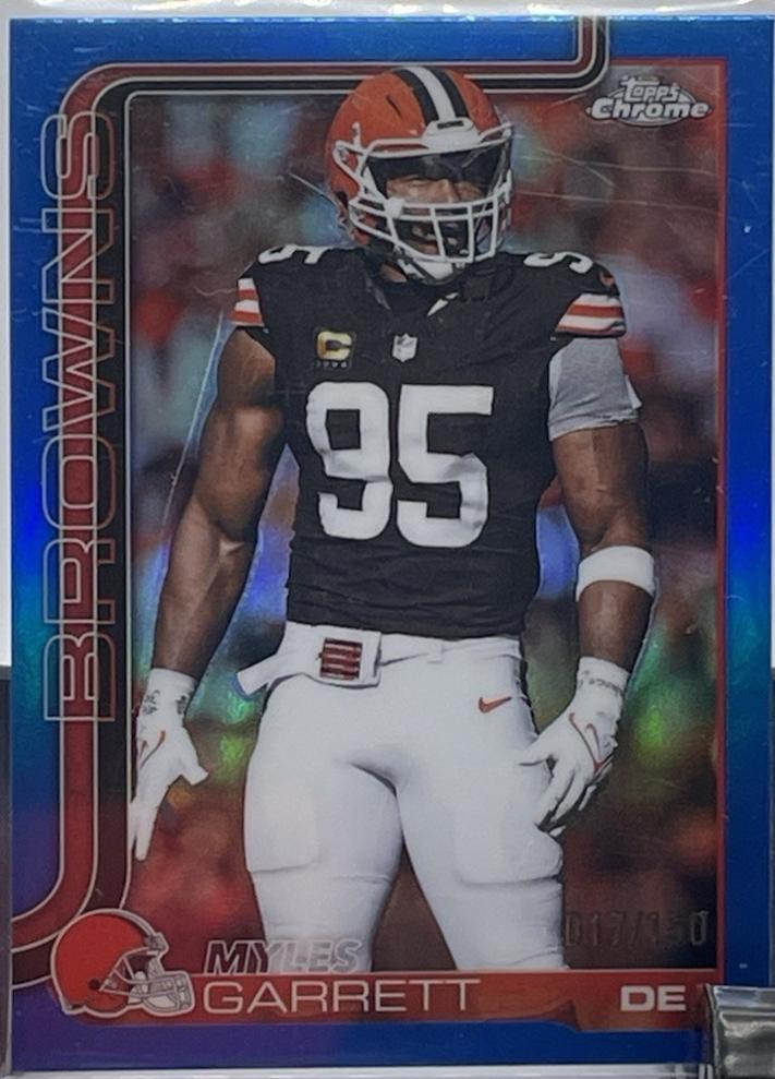 Myles Garrett [Blue Refractor] #70