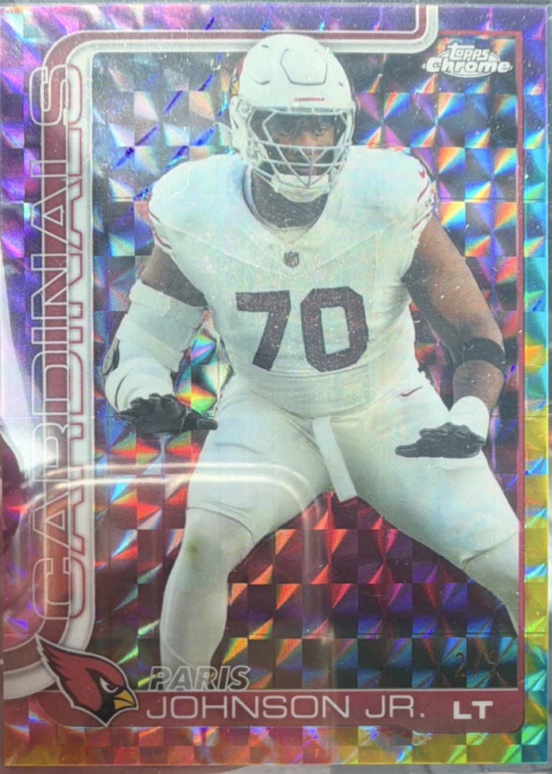 Paris Johnson Jr. [Tie Dye Geometric Refractor] #3