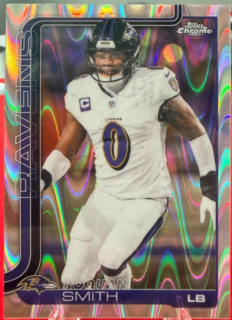 Roquan Smith [Yellow Wave Refractor] #27