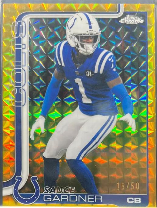Sauce Gardner [Gold Geometric Refractor] #242
