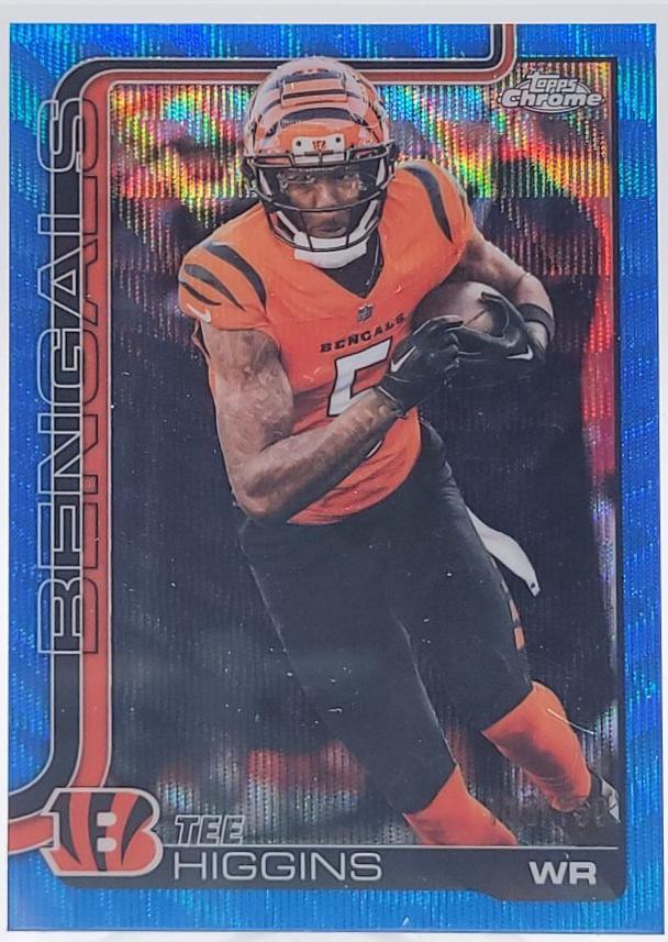 Tee Higgins [Blue Wave Refractor] #59