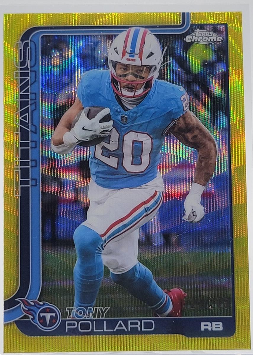 Tony Pollard [Yellow Wave Refractor] #290