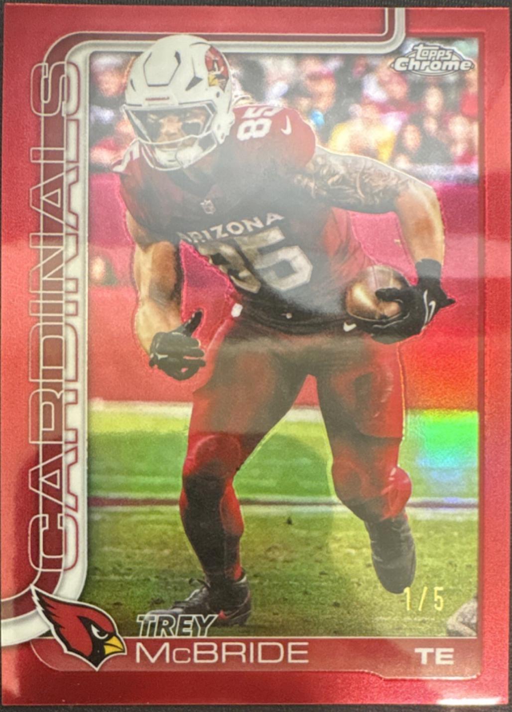Trey McBride [Leather Red] #4
