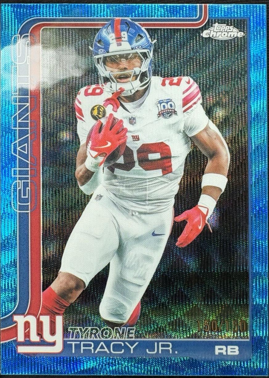 Tyrone Tracy Jr. [Blue Refractor] #228