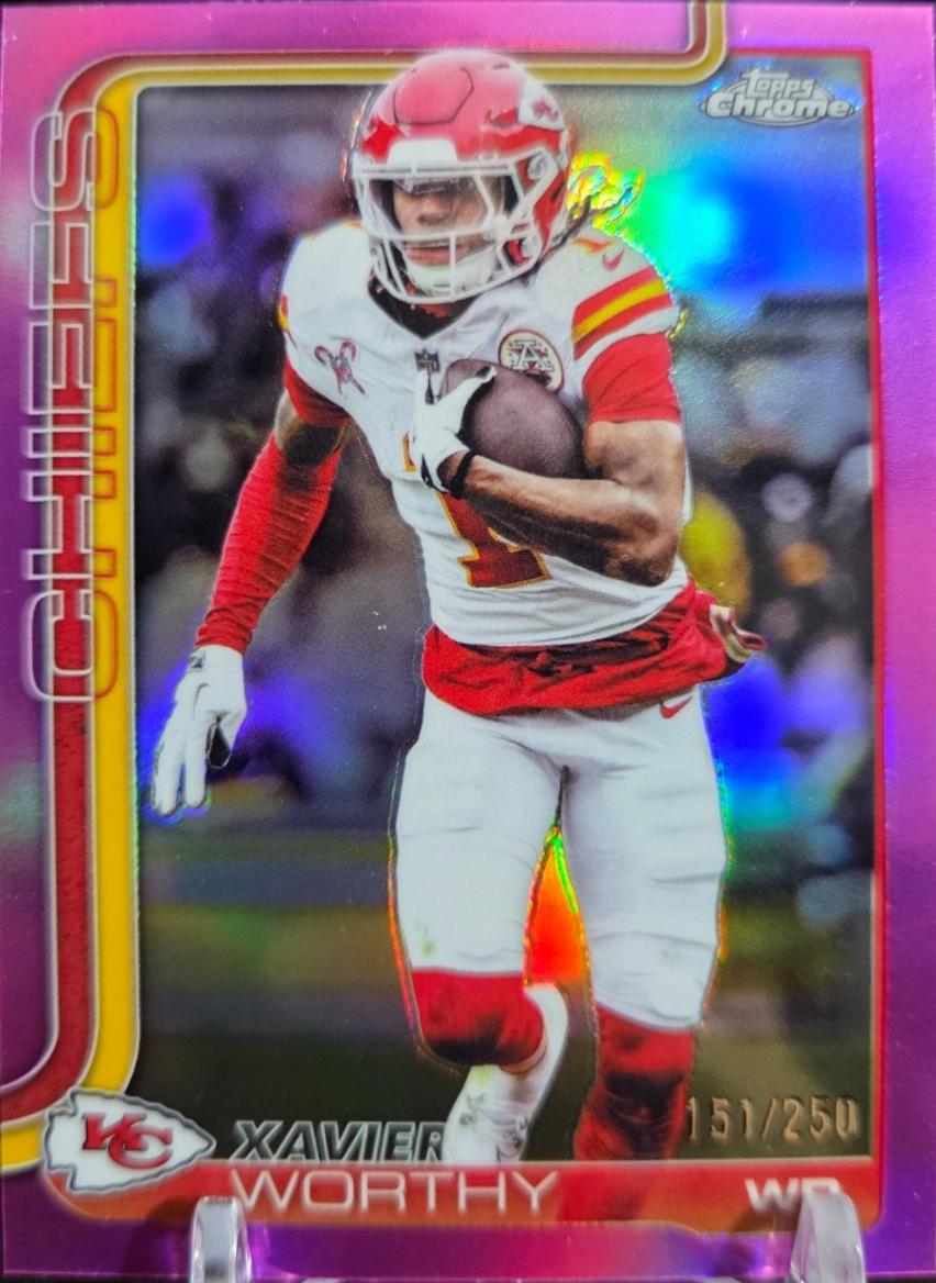 Xavier Worthy [Pink Refractor] #145