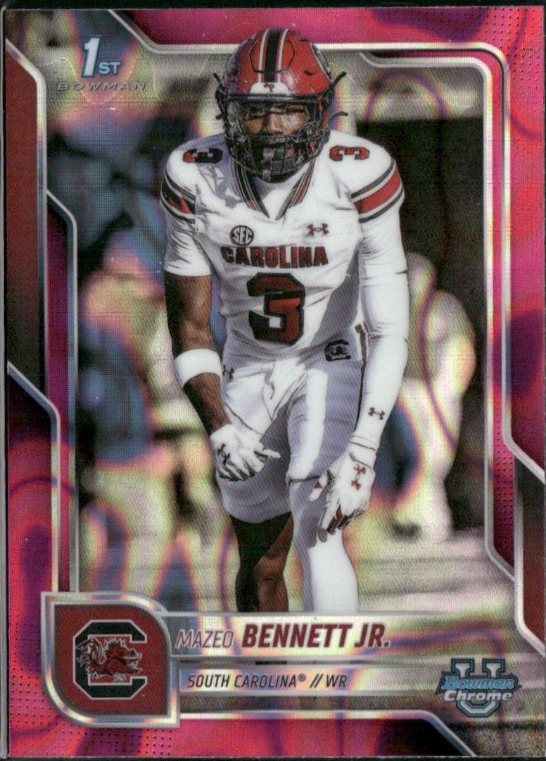 Mazeo Bennett Jr. [Pink Lava Refractor] #66