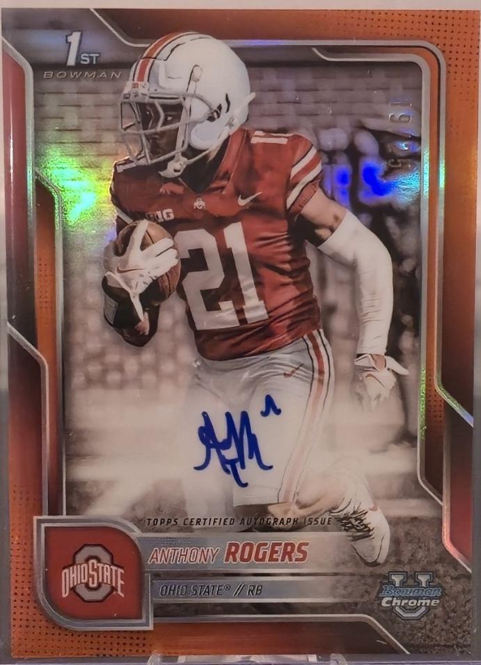 Anthony Rogers [Orange Refractor] #BCA-AR
