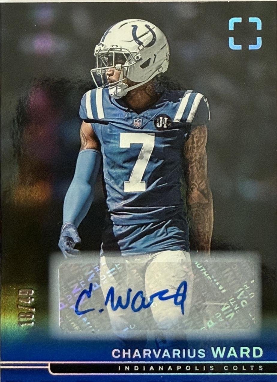 Charvarius Ward [Blue Autograph] #81