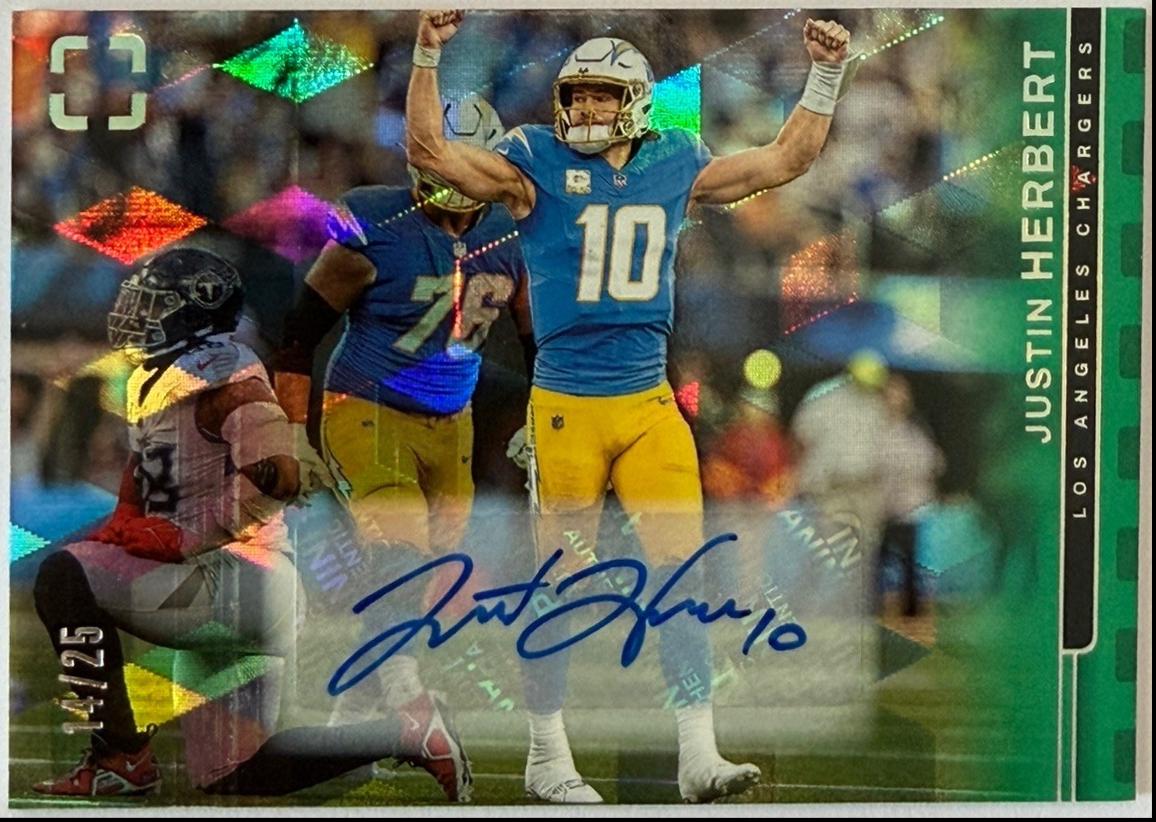 Justin Herbert [Green Autograph] #110