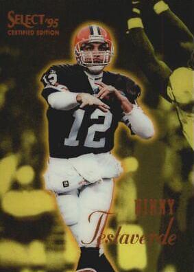Vinny Testaverde [Mirror Gold] #42