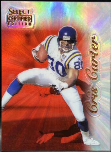 Cris Carter [Premium Stock Mirror Red] #38
