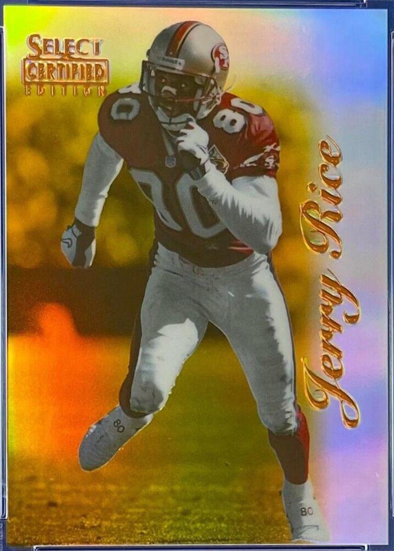 Jerry Rice [Mirror Gold] #62