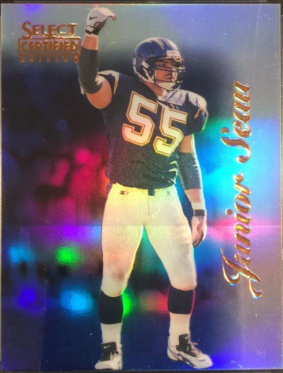 Junior Seau [Mirror Blue] #31