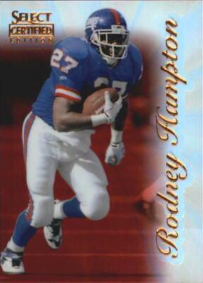Rodney Hampton [Premium Stock Mirror Red] #44