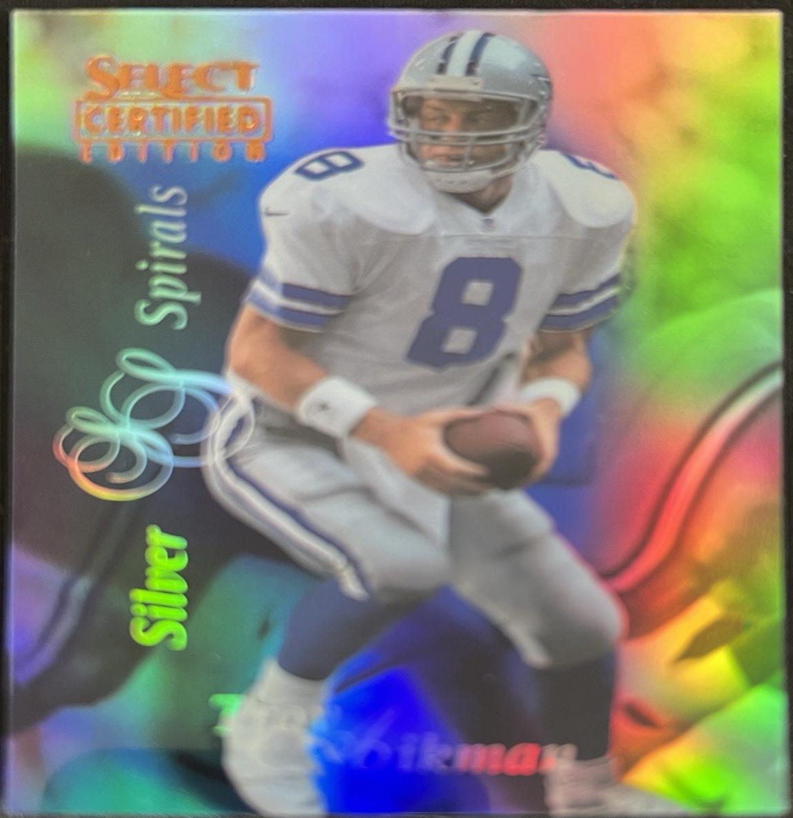 Troy Aikman [Mirror Blue] #116