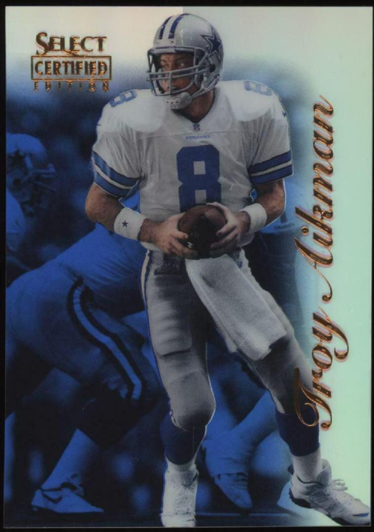 Troy Aikman [Mirror Blue] #54