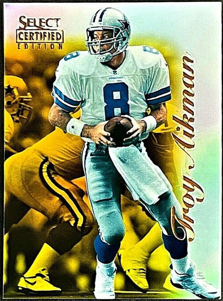 Troy Aikman [Mirror Gold] #54