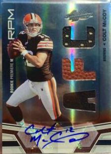 Colt McCoy [Rookie Premiere Materials Autograph] #203