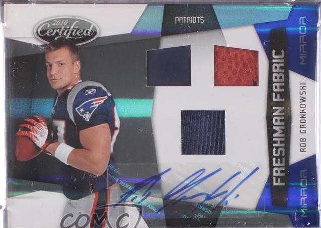 Rob Gronkowski [Autograph Materials Mirror Blue] #299