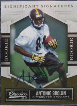 Antonio Brown [Significant Signatures Platinum] #107