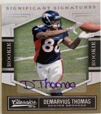 Demaryius Thomas [Significant Signatures Gold] #129