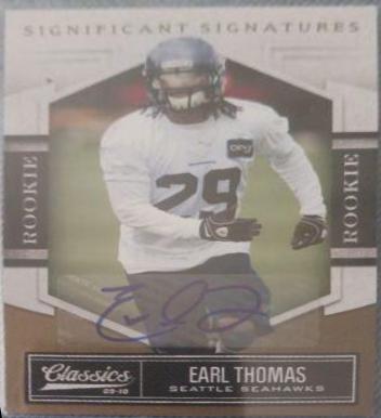 Earl Thomas [Significant Signatures Gold] #136