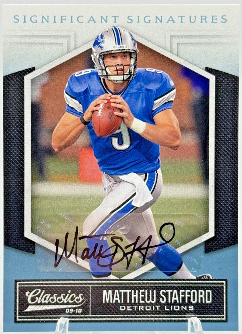 Matthew Stafford [Significant Signatures Gold] #33