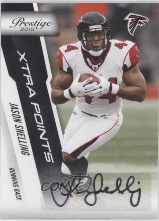 Jason Snelling [Xtra Points Black Autograph] #8