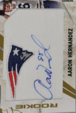 Aaron Hernandez [Patch Autograph] #251