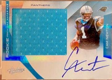 Cam Newton [Rookie Premiere Material Autograph Jumbo] #202