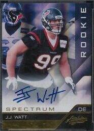 J.J. Watt [Spectrum Gold Autograph] #156