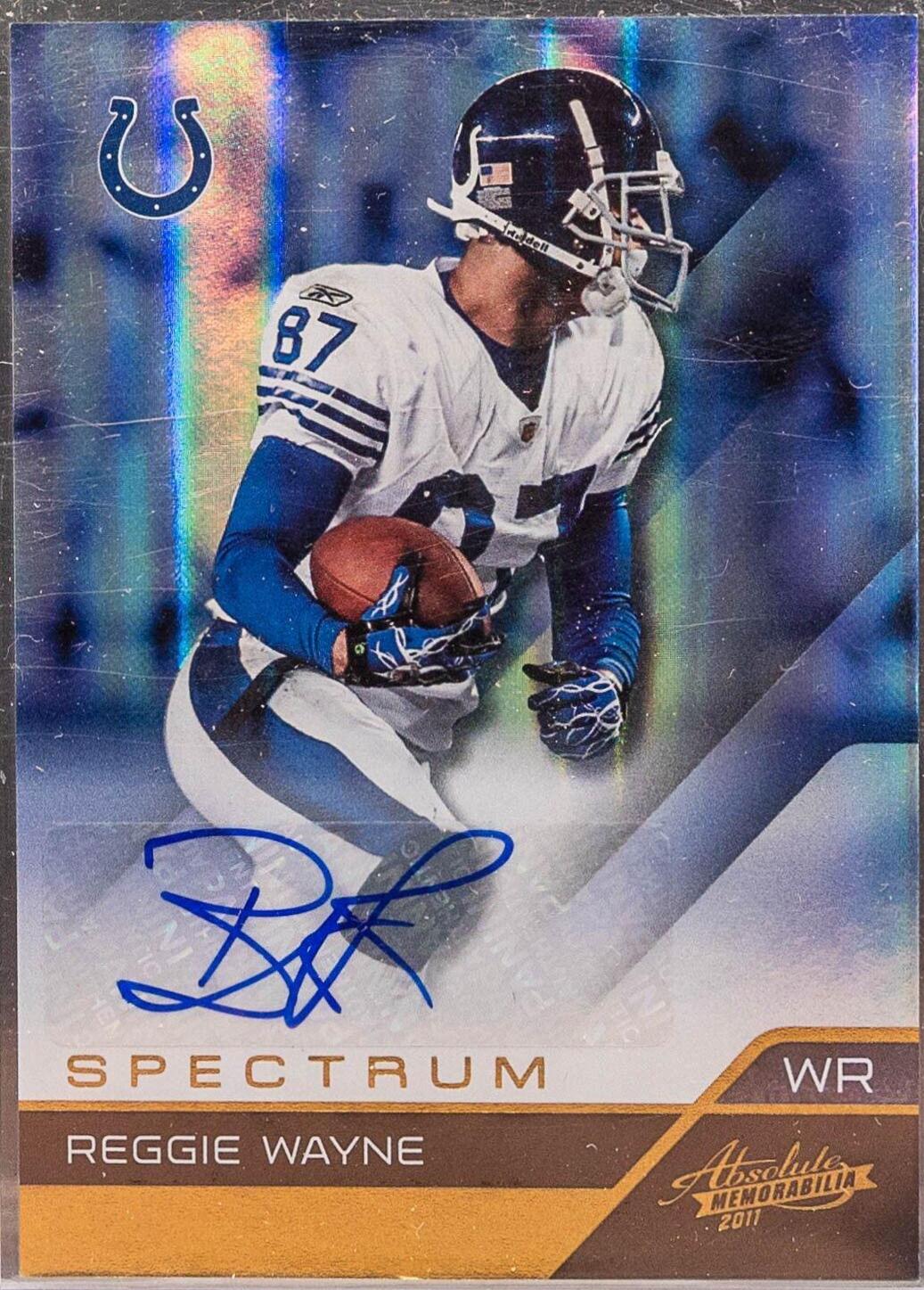 Reggie Wayne [Spectrum Platinum Autograph] #46