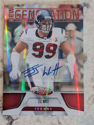 J.J. Watt [Mirror Gold Autograph] #186