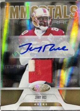 Jerry Rice [Mirror Gold Prime Signature] #294