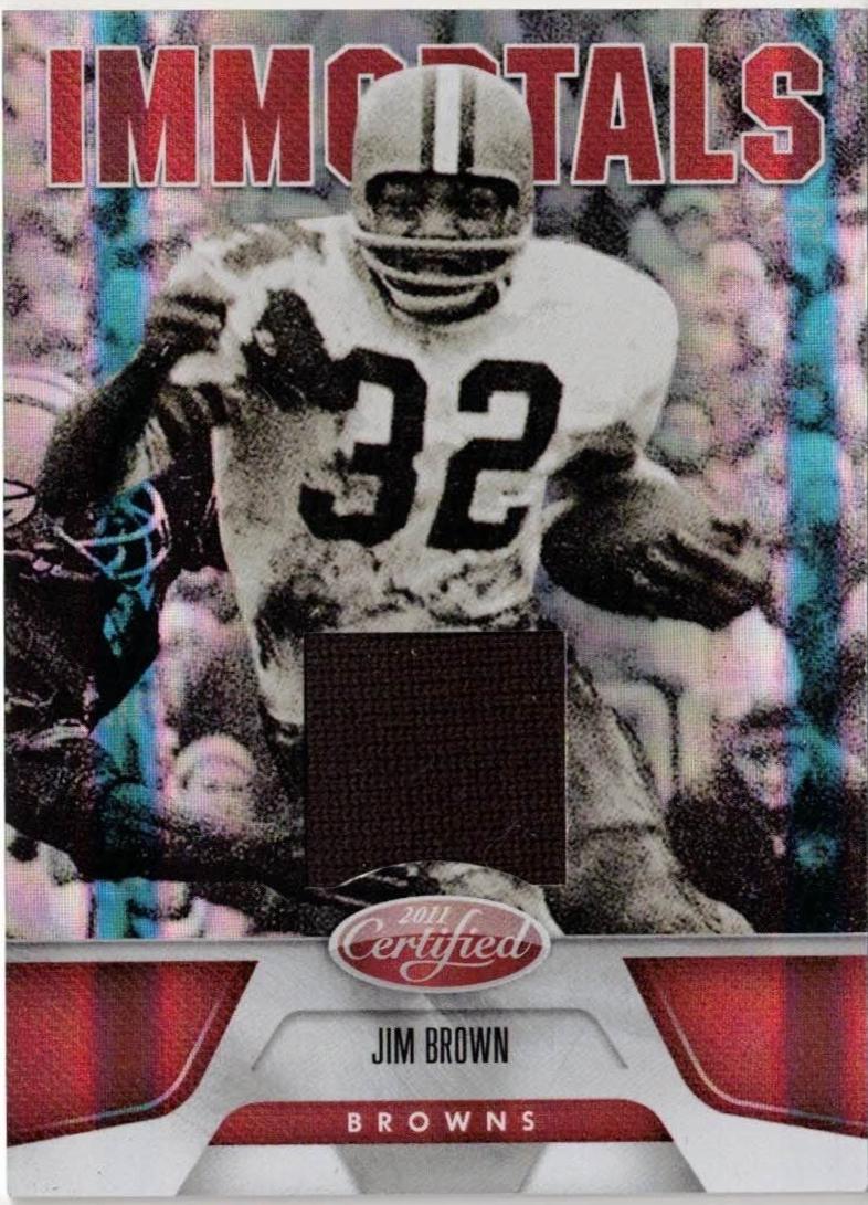 Jim Brown [Mirror Gold Jersey] #295
