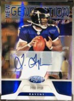 Tyrod Taylor [Mirror Blue Autograph] #248