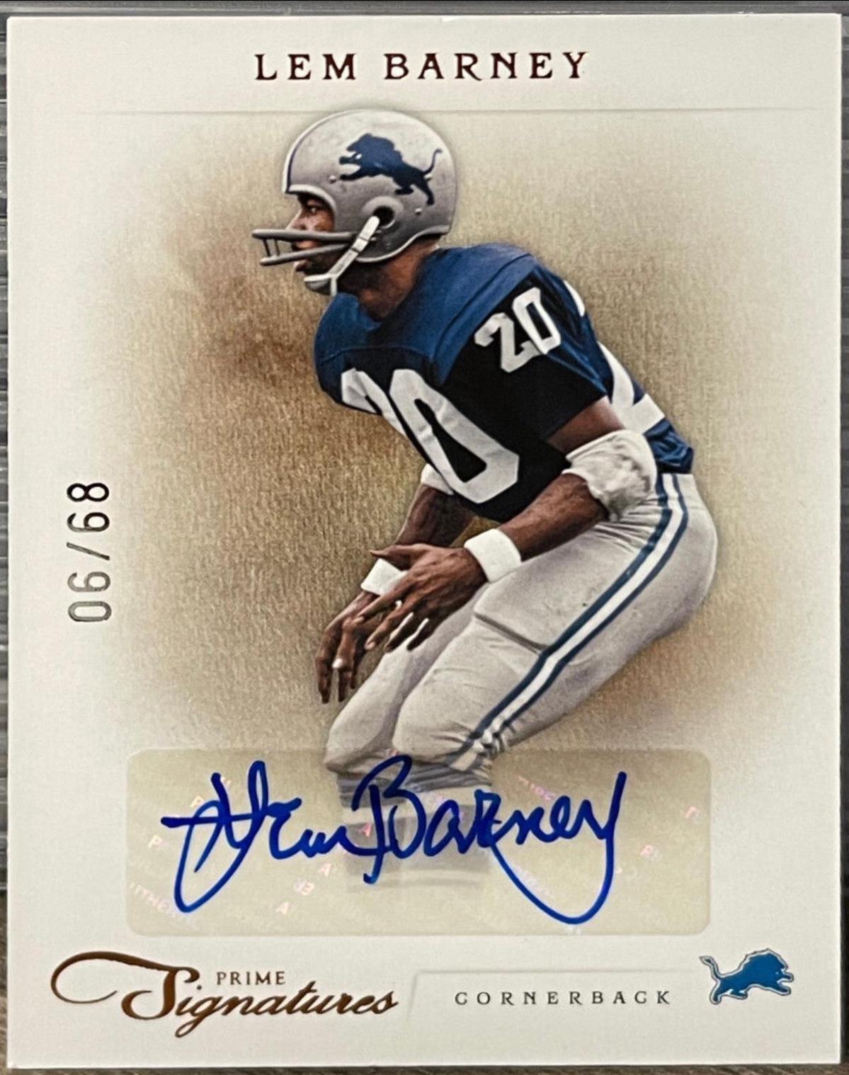 Lem Barney [Autograph Bronze] #109