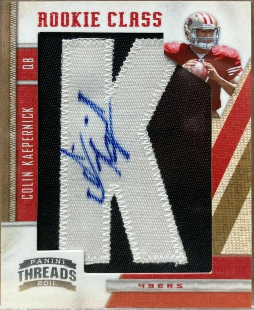 Colin Kaepernick [Autograph Letter Patch] #257